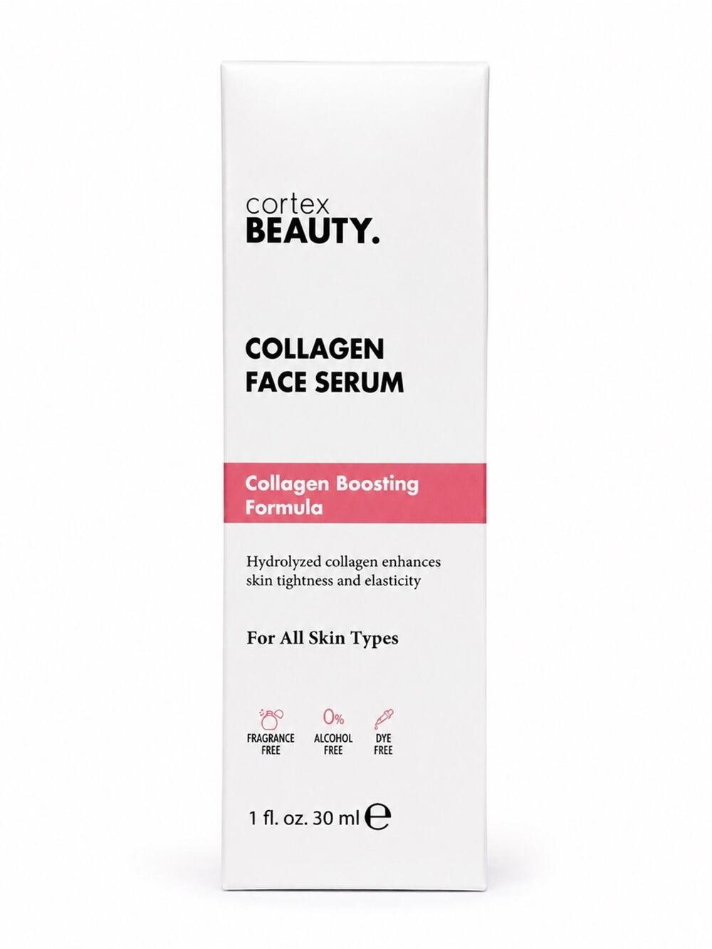 NIB Cortex Beauty Collagen Face Serum Firming Elasticity 1 oz 30 mL
